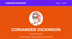 Desktop Screenshot of coriander.info